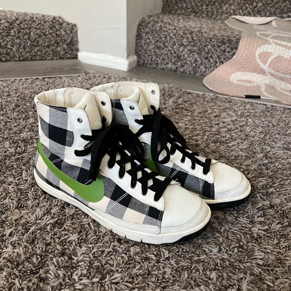 Nike Blazers plaid